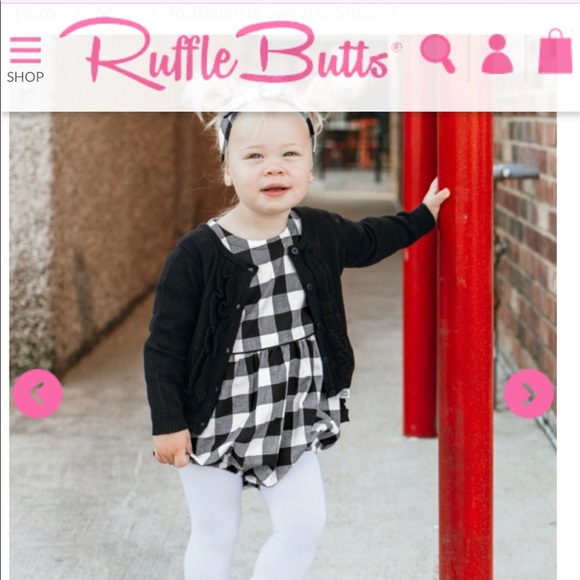 SALE‼️ Ruffle Butts Ruffled Button Up Cardigan - Picture 3 of 5